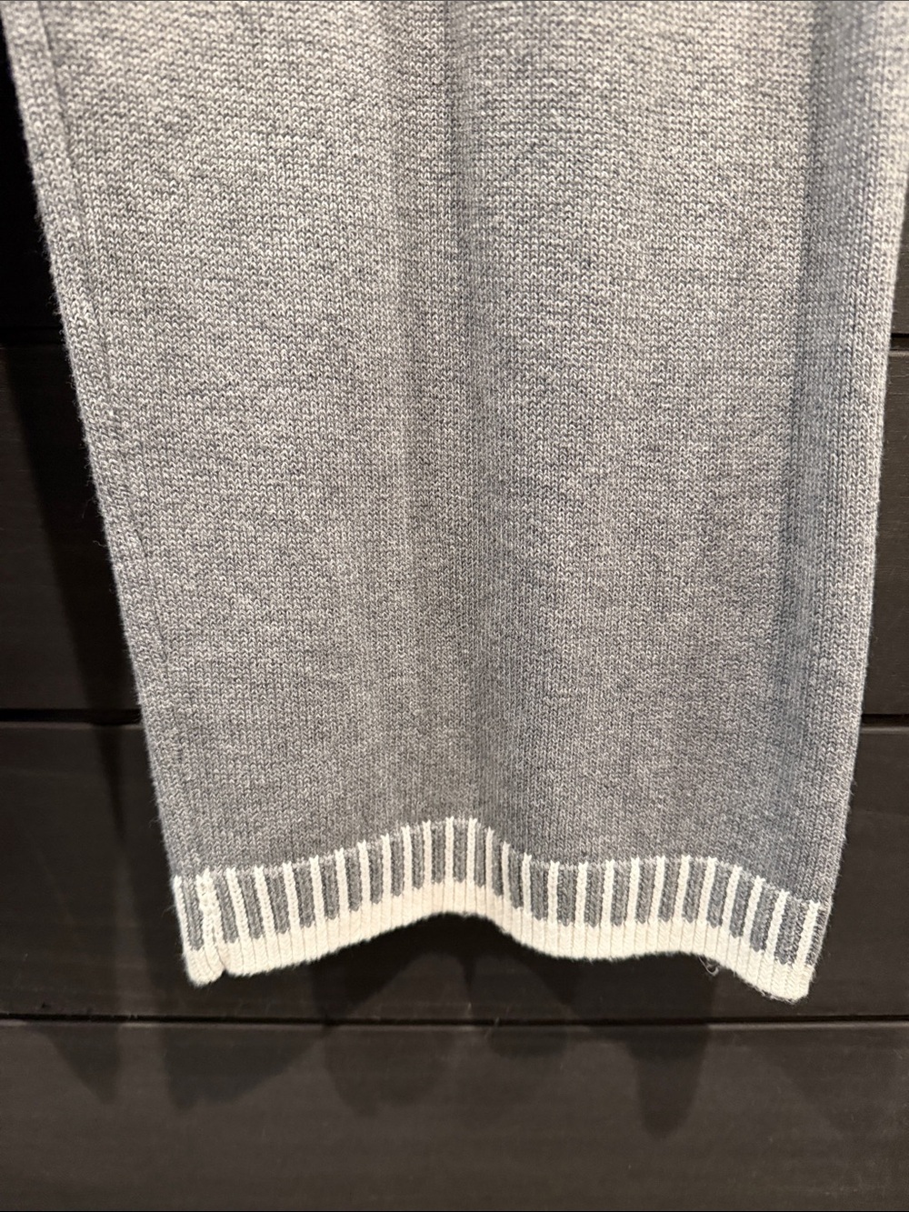 Grey Button-Front Cardigan Sweater Set - Picture 4 of 5